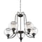 Quoizel Trilogy Chandelier TRG5005OZ - alternate 4
